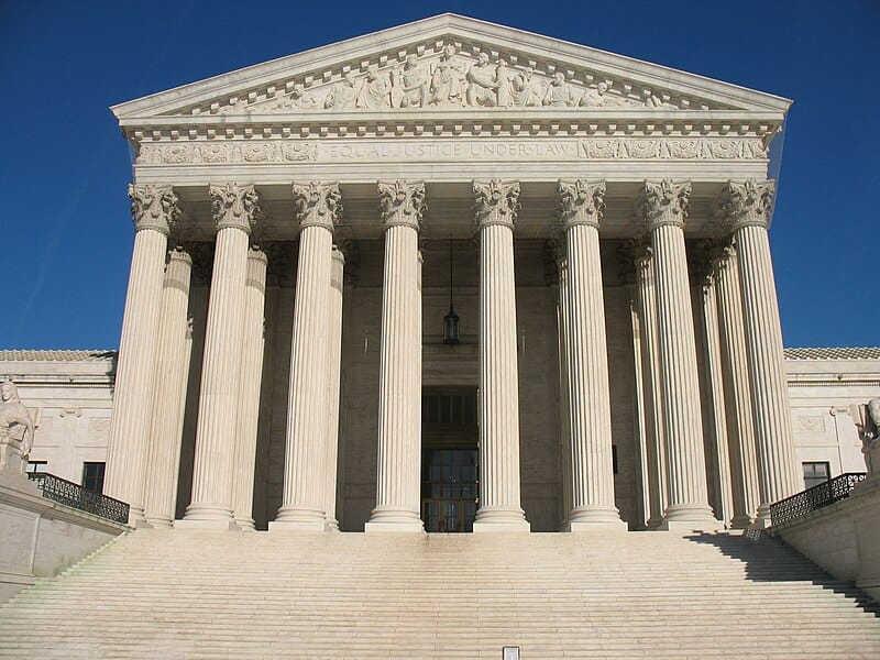 The U.S. Supreme Court Building in Washington, D.C.